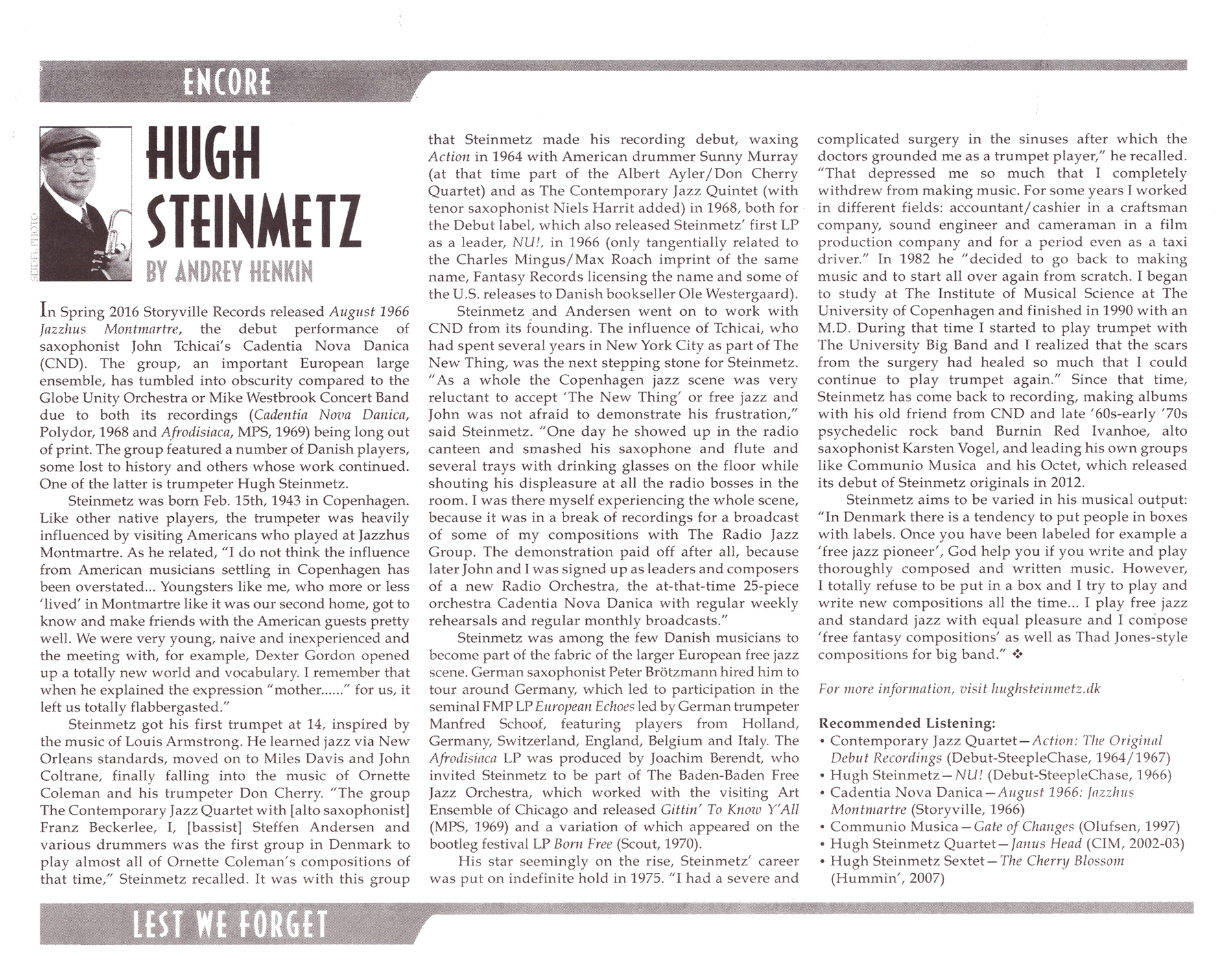 Artikel Andrey Henkin